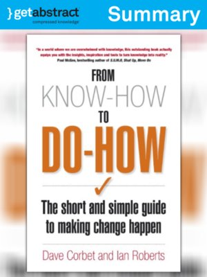 cover image of From Know-How to Do-How (Summary)